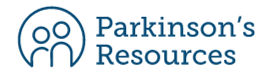 Parkinson's resources Logo w/silhouette of two people