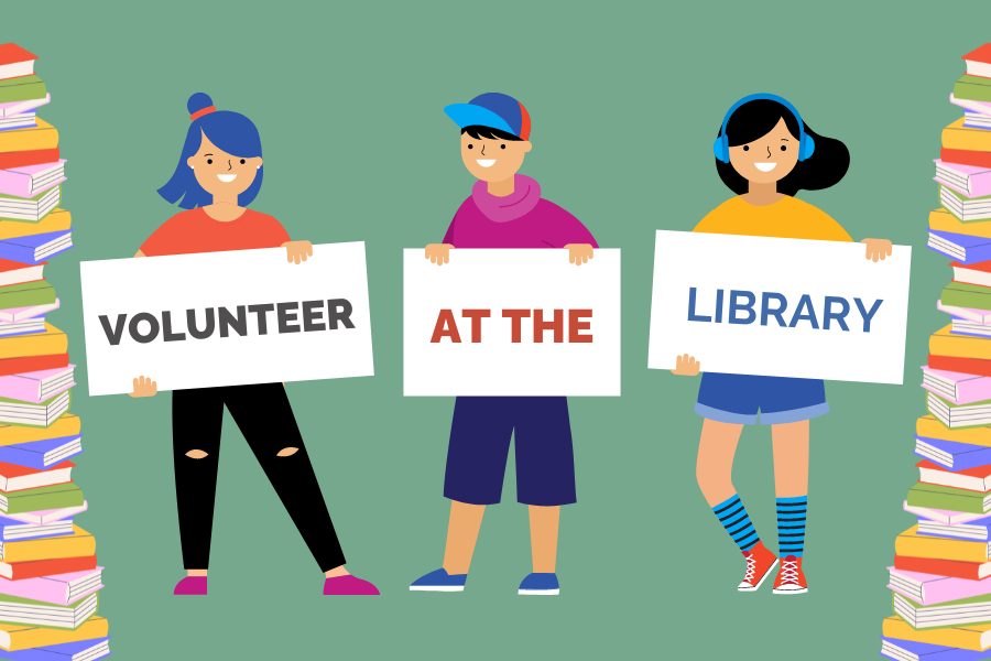 Volunteer at the library