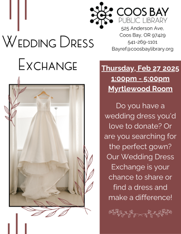 Picture of wedding dress and wedding dress exchange information.