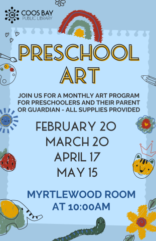 Preschool Art Flyer