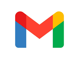 Gmail logo (blue, red, orange, yellow, and green M)