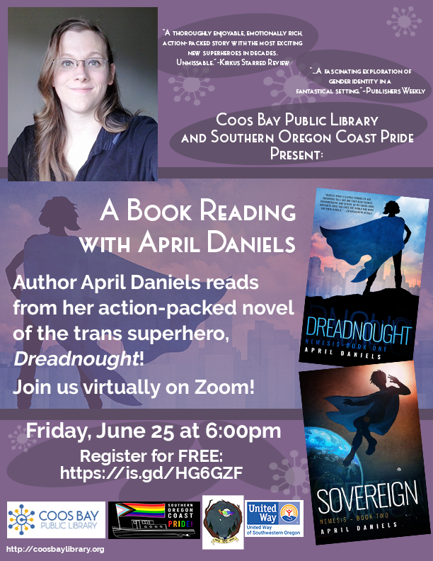 Author April Daniels reads Dreadnought!