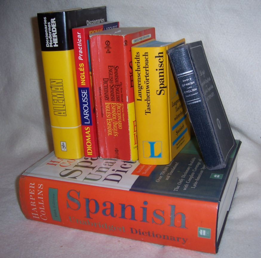 Picture of Spanish/English dictionaries